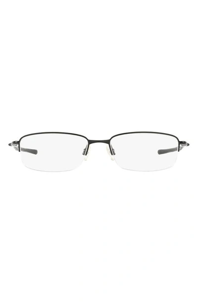 Shop Oakley Clubhouse 52mm Semi Rimless Optical Glasses In Black