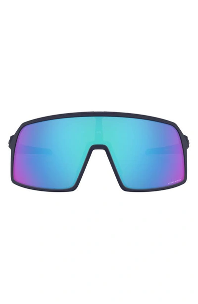 Shop Oakley Sutro S 128mm Prizm™ Wrap Shield Sunglasses In Blue