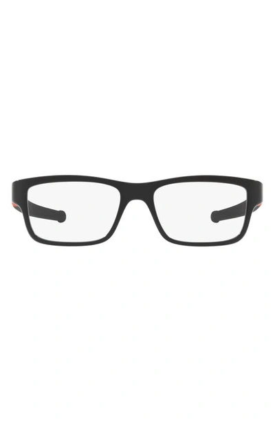 Oakley Currency 54mm Square Optical Glasses In Black