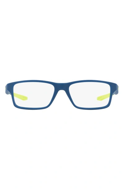 Shop Oakley Kids' Crosslink™ Xs 49mm Rectangular Optical Glasses In Navy