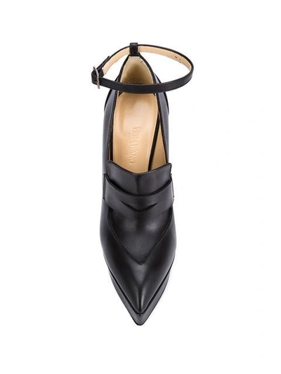 Shop Vera Wang Penny Loafer Pumps In Black