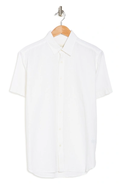 Shop Coastaoro Key Largo Short Sleeve Regular Fit Shirt In White