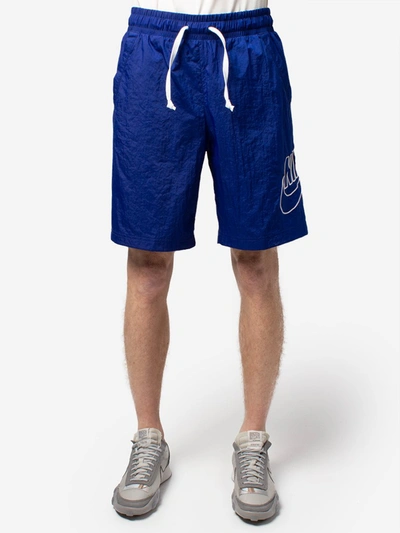 Shop Nike Sportswear Alumni Shorts In Blue