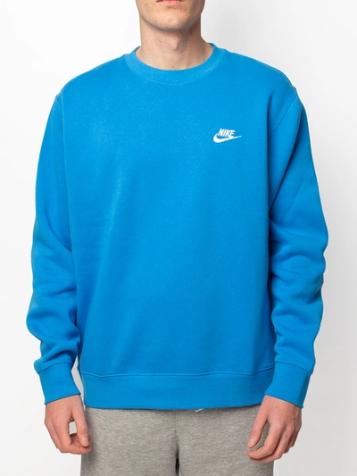 Shop Nike Sportswear Club Fleece In Blue