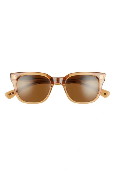 Shop Salt Lopez 51mm Polarized Sunglasses In Whiskey/ Brown