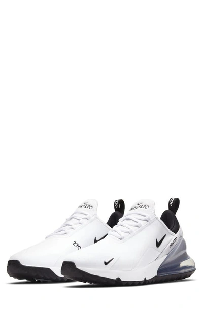 Shop Nike Air Max 270 G Golf Shoe In White/ Black