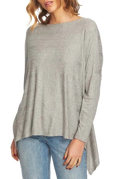 Shop 1.state Knot Back High/low Top In Grey Heather