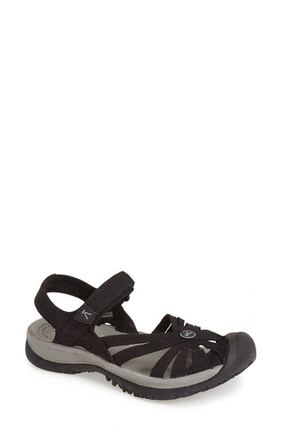 Shop Keen 'rose' Sandal In Black/ Grey