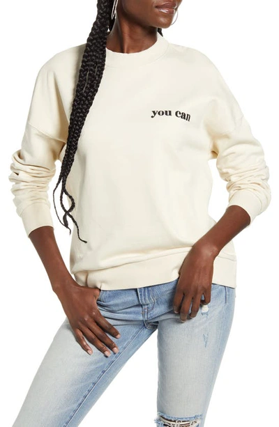 Shop Vero Moda You Can Sweatshirt In Birch