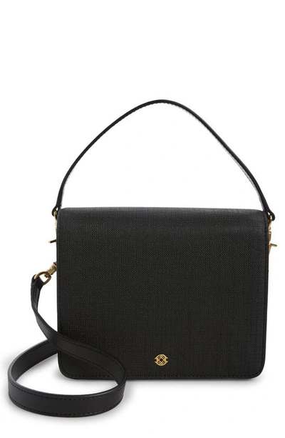 Shop Dagne Dover Epic Coated Canvas Crossbody Bag In Onyx
