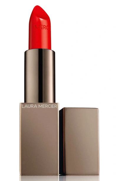 Shop Laura Mercier Rouge Essentiel Silky Creme Lipstick In Coral Vif