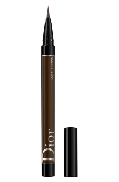 Shop Dior Show On Stage Eyeliner In 781 Matte Brown