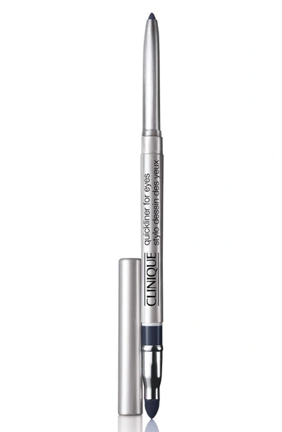 Shop Clinique Quickliner For Eyes Eyeliner Pencil In Blue Grey