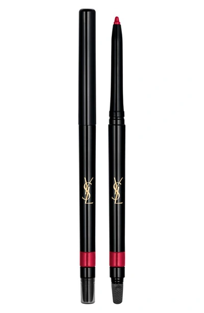 Shop Saint Laurent Dessin Des Levres Lip Liner Pencil In 21 Carmin