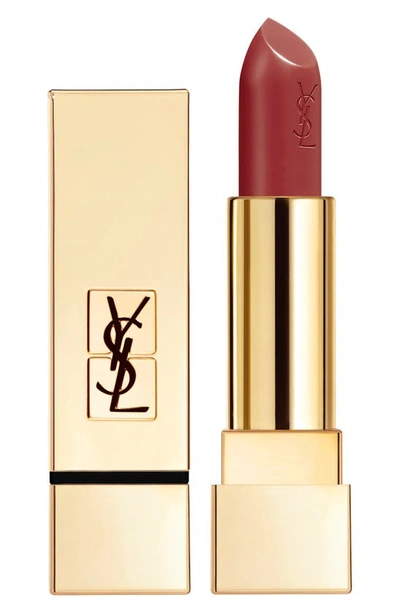 Shop Saint Laurent Rouge Pur Couture Satin Lipstick In 83 Chili Authority