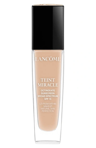 Shop Lancôme Teint Miracle Lit-from-within Makeup Natural Skin Perfection Foundation Spf 15 In Bisque 5 (c)