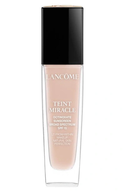 Shop Lancôme Teint Miracle Lit-from-within Makeup Natural Skin Perfection Foundation Spf 15 In Bisque 2 (c)