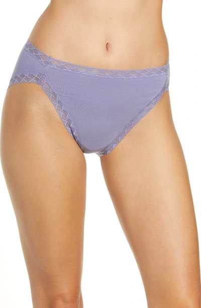 Shop Natori Bliss Cotton French Cut Briefs In Rainfall