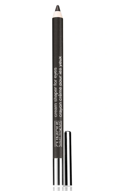 Shop Clinique Cream Shaper For Eyes Eyeliner Pencil In Black Diamond