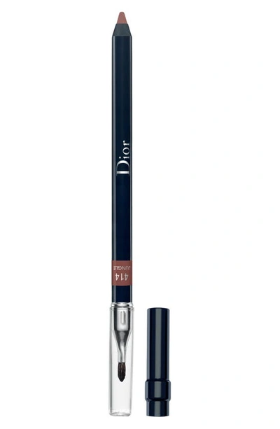 Shop Dior Contour Lip Liner In 414 Jungle