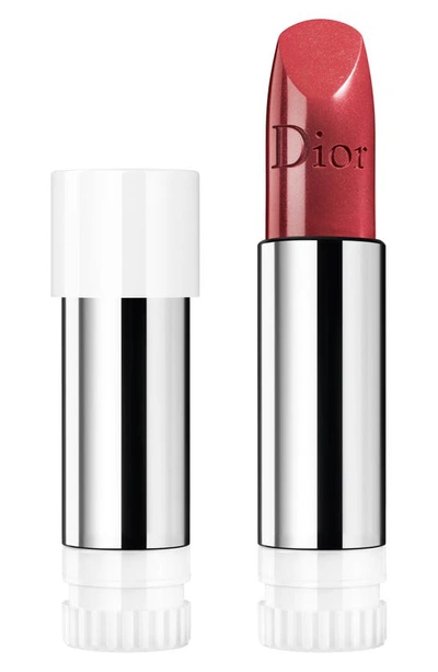 Shop Dior Lipstick Refill In 525 Cherie / Metallic
