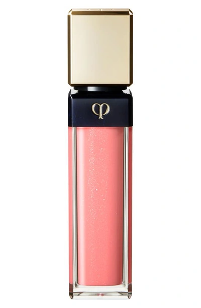 Shop Clé De Peau Beauté Radiant Lip Gloss In Pink Aura