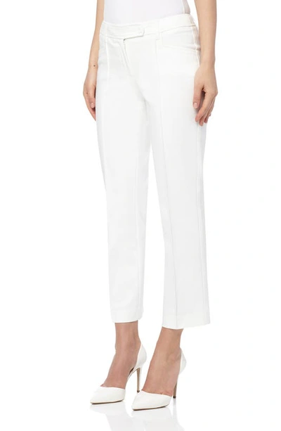 Anne Klein Duke Straight-leg Dress Pants In White