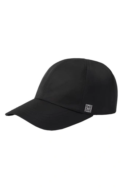 Shop Totême Baseball Cap In Black