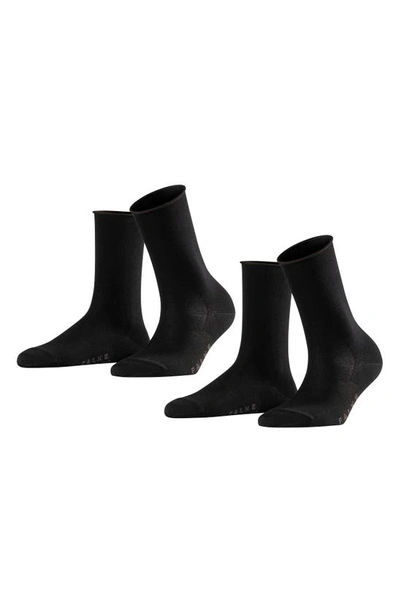 Shop Falke Active Breeze 2-pack Socks In Black