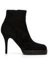 RICK OWENS Stiletto Heel Ankle Boots,RP15F1806LRMS