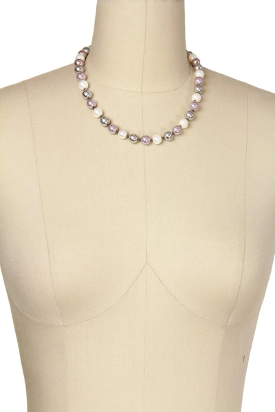 Shop Saachi Sea Shell Pearl Collar Necklace In Multi