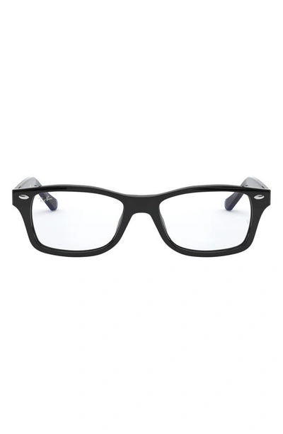 Shop Ray Ban Kids' 48mm Rectangular Optical Glasses In Top Brn