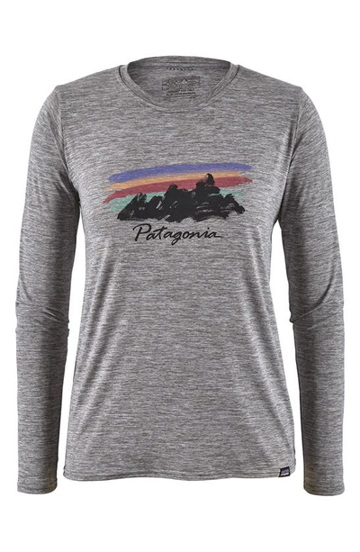 Shop Patagonia Capilene® Cool Daily Tee In Freehand Fitzroy Grey
