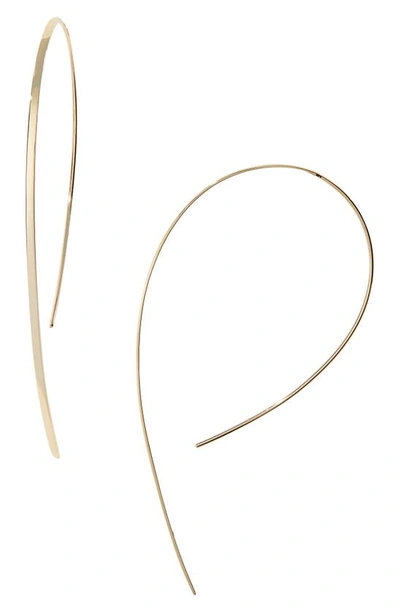 Shop Lana Jewelry Small Vanity Hooked-on Hoop Earrings In Yellow Gold