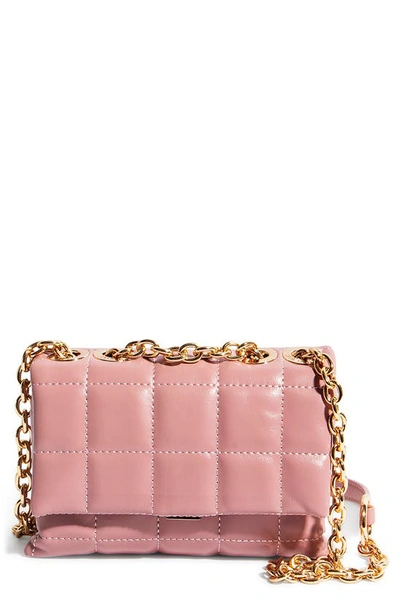 Shop House Of Want Small How We Slay Vegan Leather Shoulder Bag In Pink