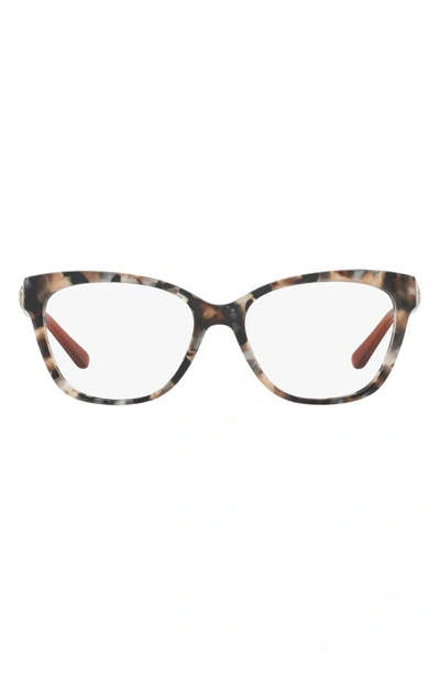 Shop Tory Burch 51mm Optical Glasses In Brown