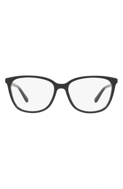Shop Michael Kors 53mm Optical Glasses In Black