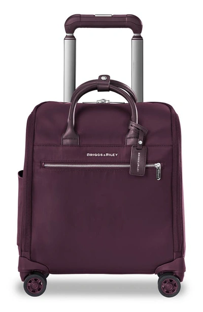 Shop Briggs & Riley Rhapsody Cabin Spinner Carry-on Suitcase In Plum
