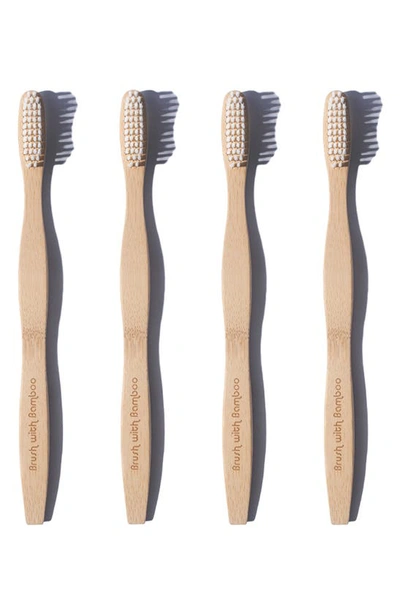 Shop Brush With Bamboo Adult Toothbrush In Bamboo