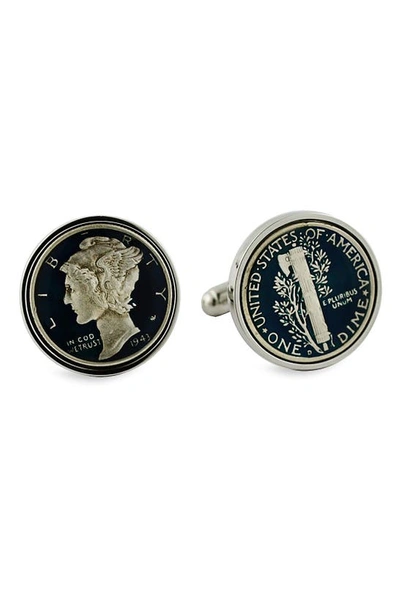 Shop David Donahue 'mercury Dime' Cuff Links