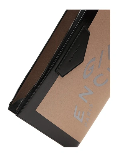 Shop Givenchy Refracted Logo Clutch Bag In Multi