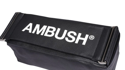 Shop Ambush Logo Clutch Bag In Black