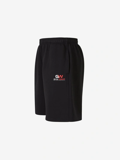 Shop Balenciaga Gym Wear Shorts In Black