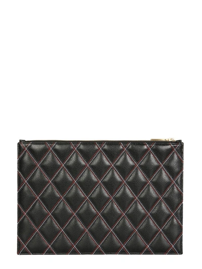 Shop Thom Browne Quilted Document Holder In Black