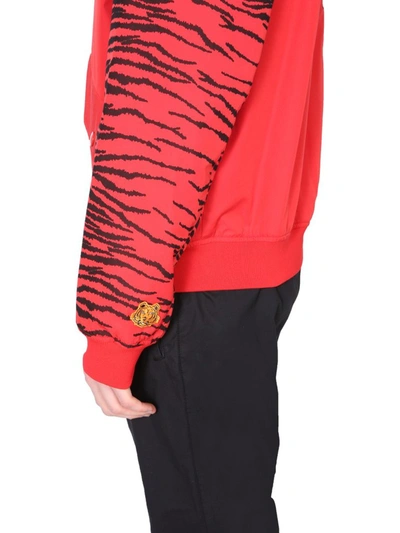 Shop Kenzo X Kansaiyamamoto Mountain Lion Bomber Jacket In Red