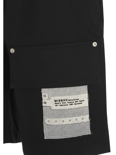 Shop Misbhv Recordings Utility Shorts In Black