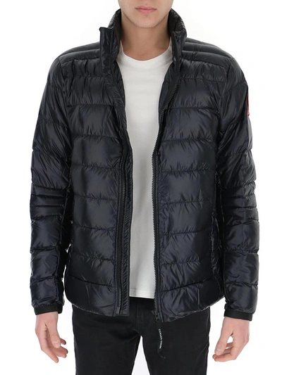 Shop Canada Goose Crofton Padded Jacket In Black