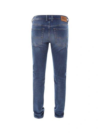 Shop Diesel Sleenker Skinny Jeans In Blue