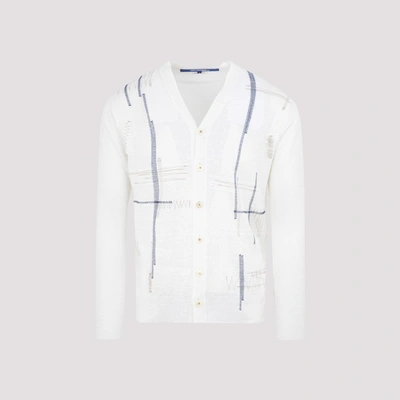 Shop Junya Watanabe Man Contrast In White