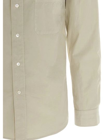 Shop Lemaire Classic Buttoned Shirt In Beige